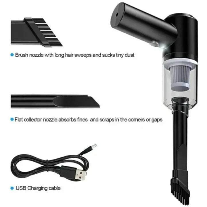 3-in-1 Mini Handheld Vacuum Cleaner