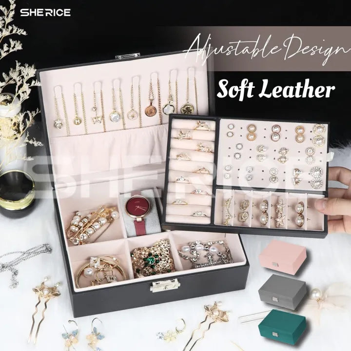 Compact & Stylish Jewelry Storage Case