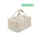 Qoolish Baby Diaper Storage Organizer with Lid
