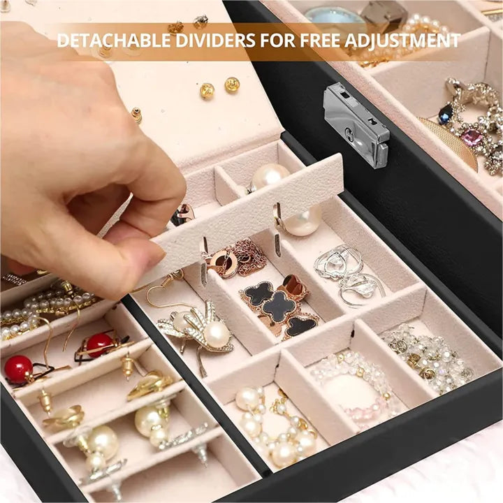 Compact & Stylish Jewelry Storage Case