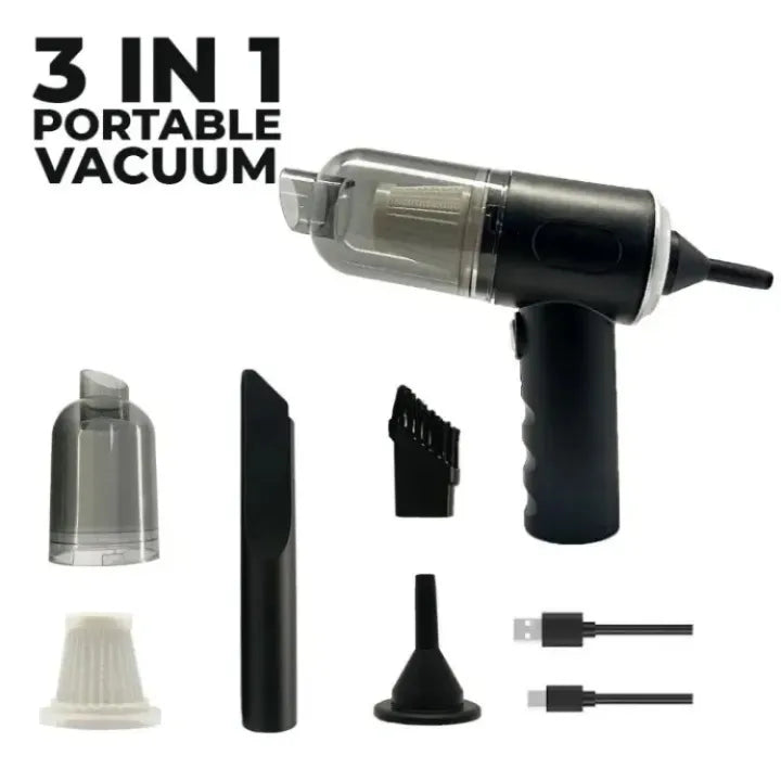 3-in-1 Mini Handheld Vacuum Cleaner