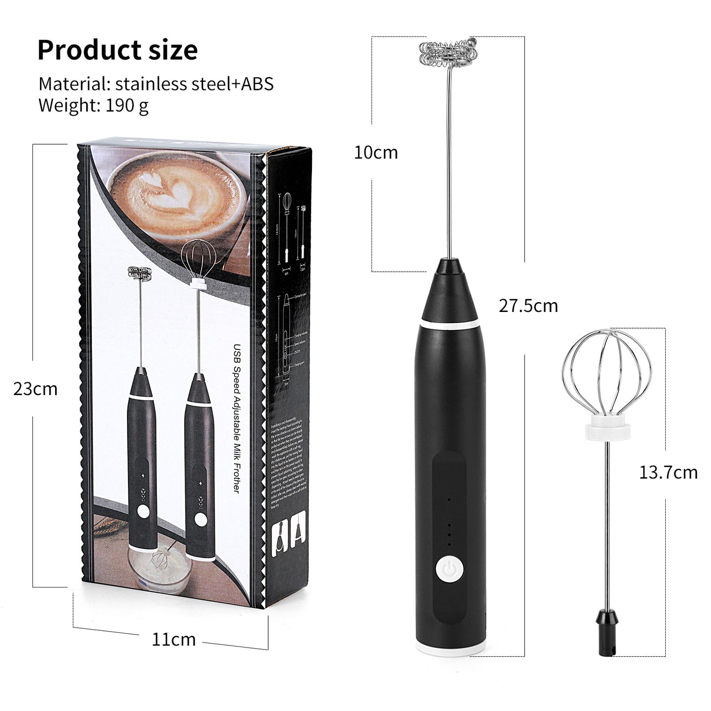 2-in-1 Premium Coffee Beater & Egg Whisker