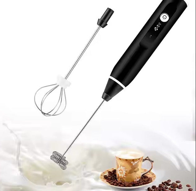 2-in-1 Coffee Beater & Egg Whisker for quick mixing and frothing