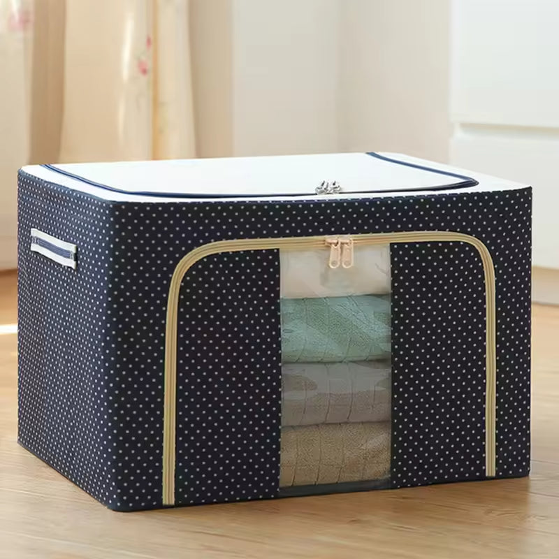 Foldable Clothes & Blanket Storage Organizer