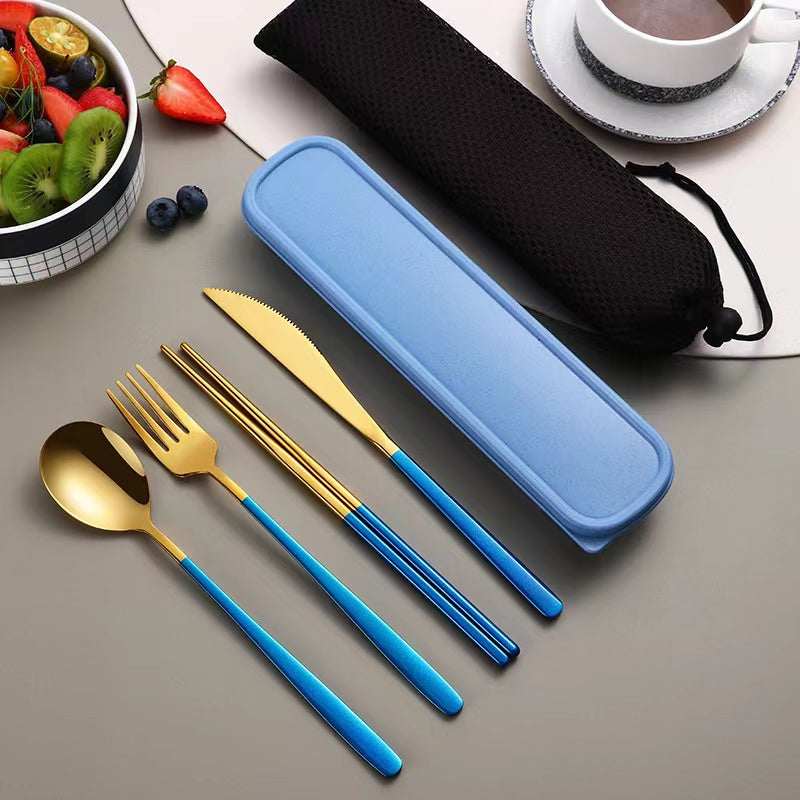 Portable Stainless Steel Cutlery Set