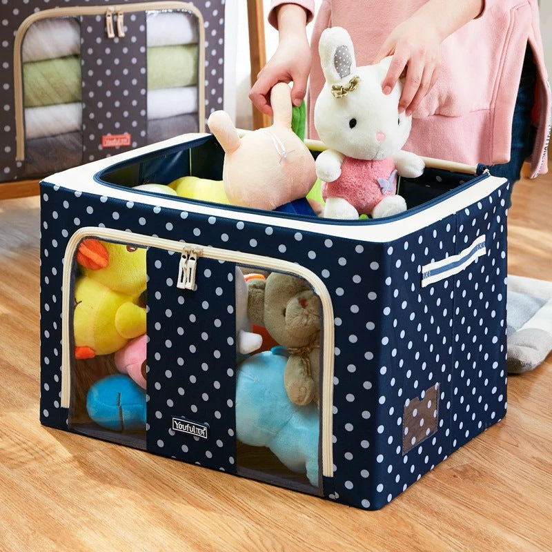 Foldable Clothes & Blanket Storage Organizer