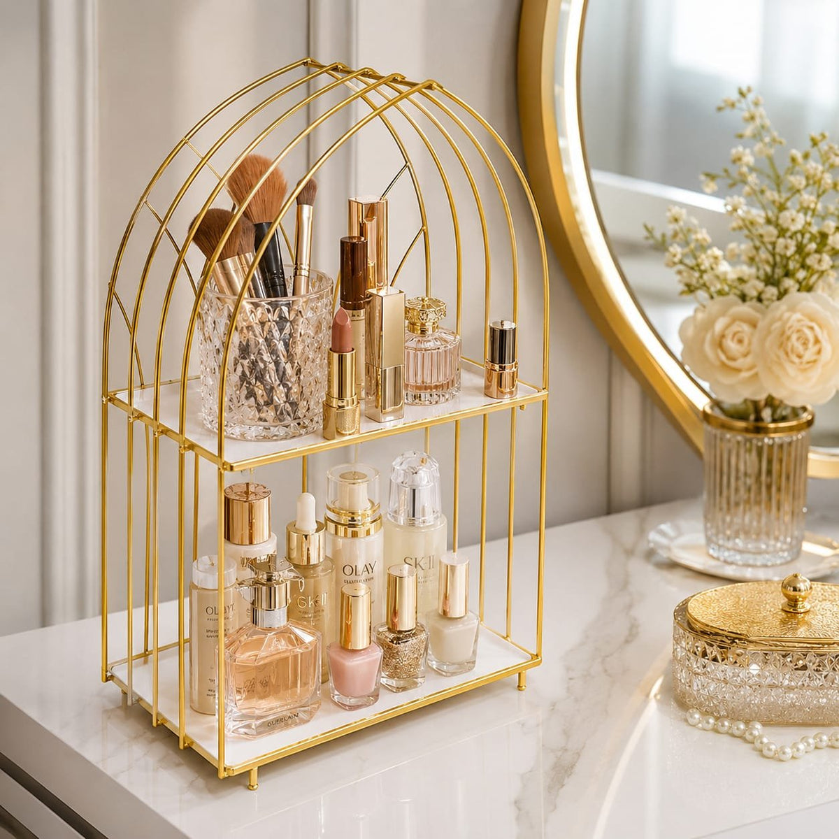 D-Shape Beauty Organizer
