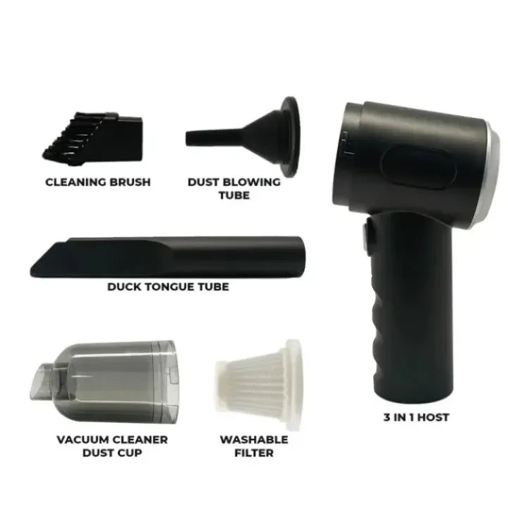 3-in-1 Mini Handheld Vacuum Cleaner
