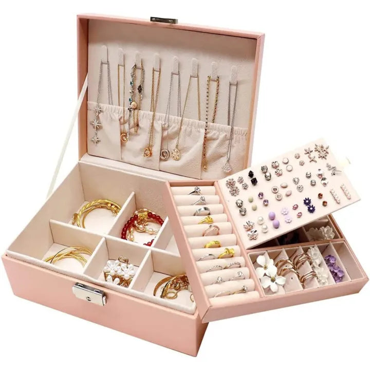 Compact & Stylish Jewelry Storage Case