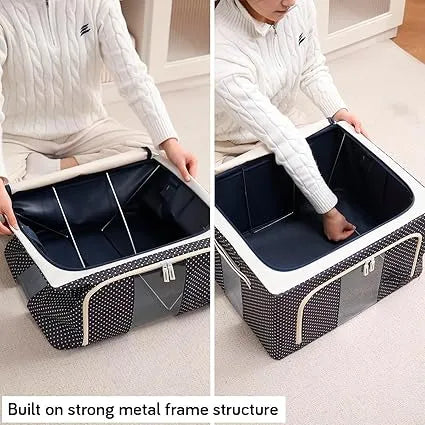 Foldable Clothes & Blanket Storage Organizer